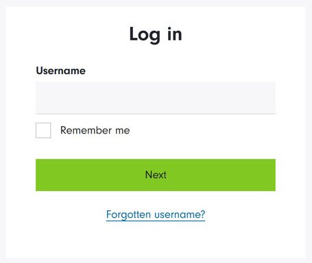 Login username