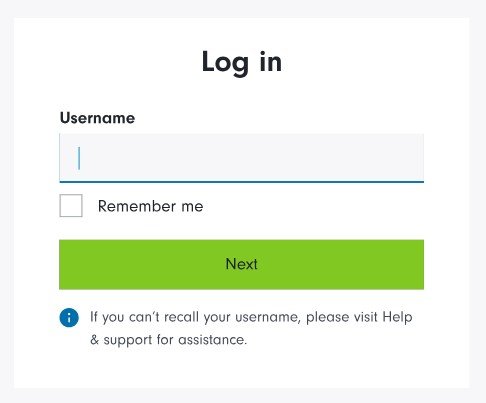 login username