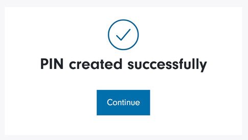 Pin Created Successfully
